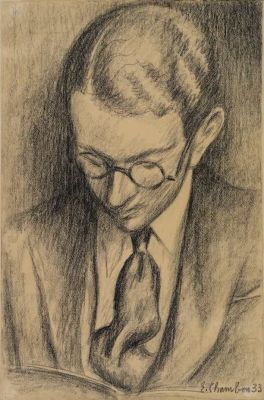 Portrait de Gilbert Trolliet par Emile Chambon, 1933.