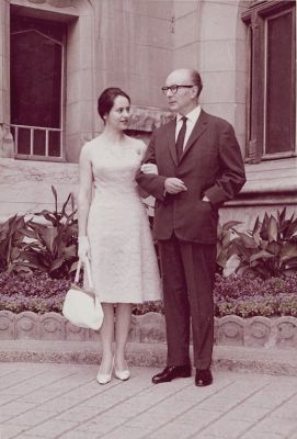 Gilbert et Nicole Trolliet le jour de leur mariage, en 1963.
