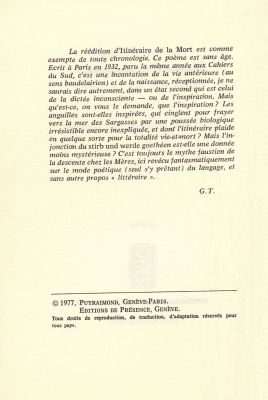 Notes sur la réédition