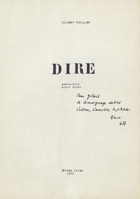 Dédicace