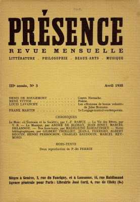 N° 3, avril 1935
