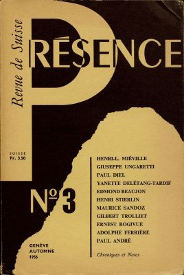 N° 3, automne 1956